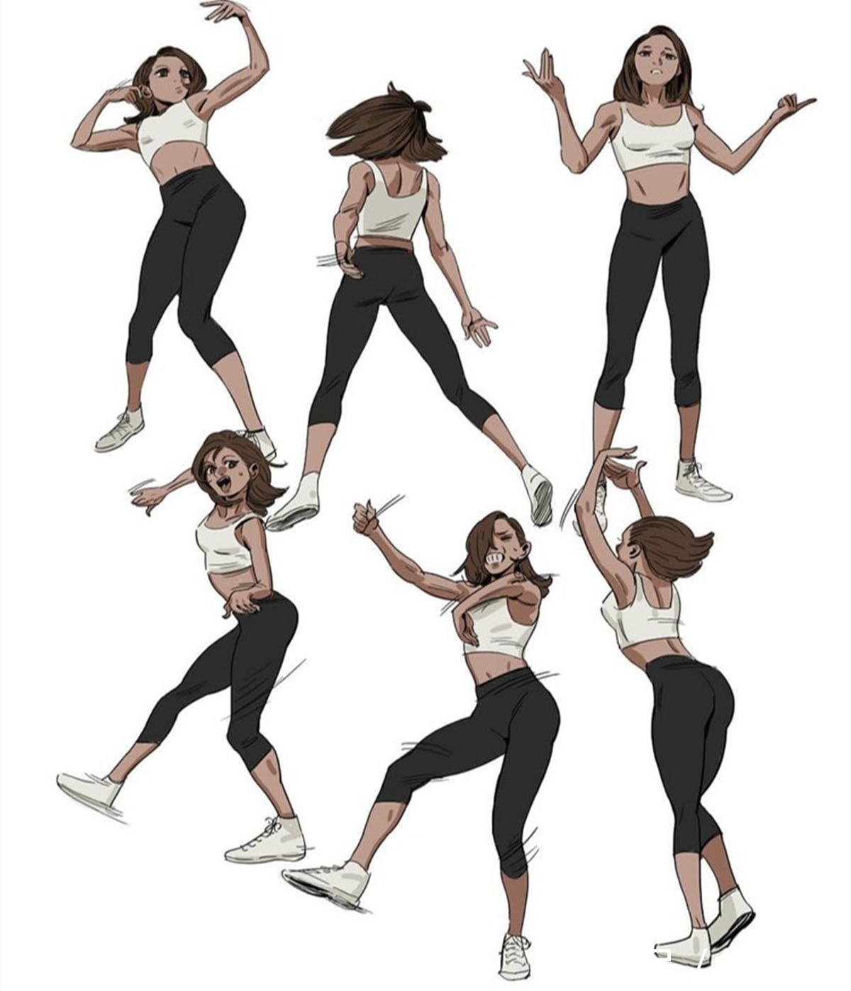 人物|动漫中的舞蹈动作是怎么绘制出来的,流畅的动作后面是大量的原画