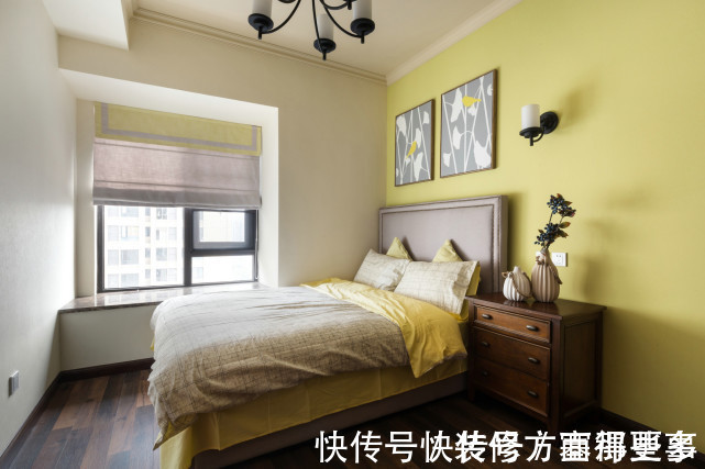 美式|这个90平三居室在古典中带有一点随意,简洁明快,又温暖舒适