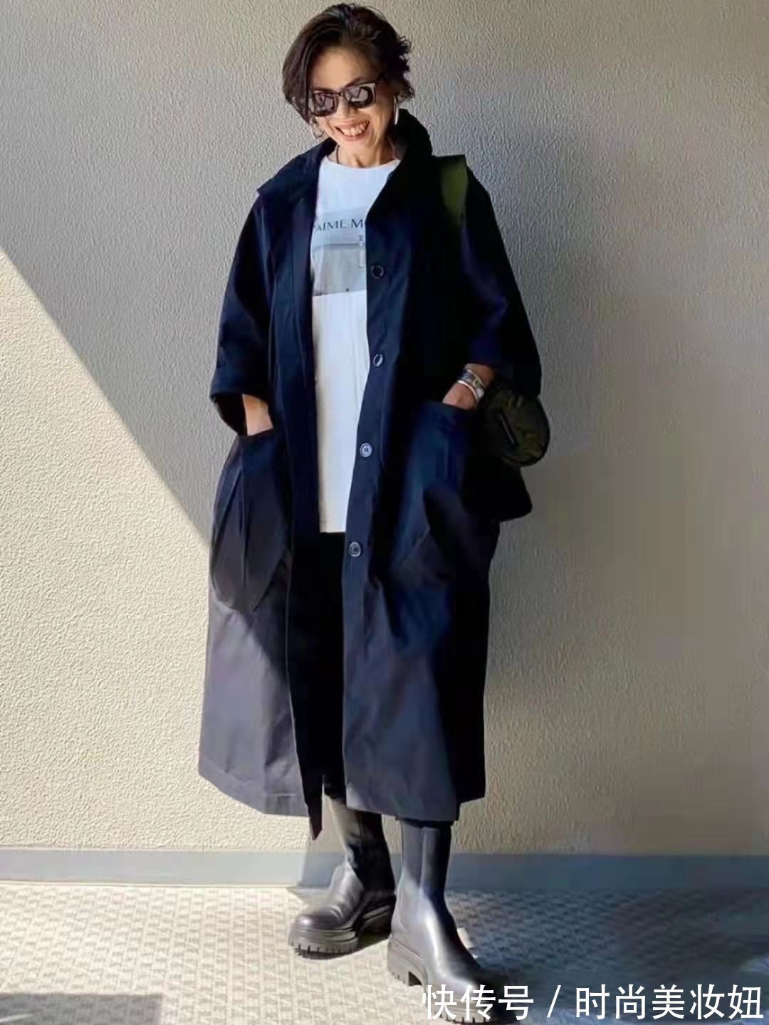 姐姐|这位58岁“小个子”姐姐太会穿,每套都保暖洋气,大妈们都该学学