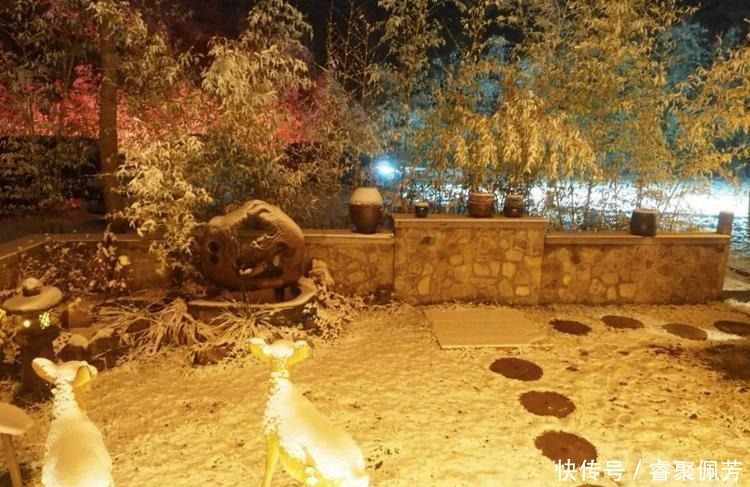 雪景|瑞雪醉心南山夜，游客连夜入住九如山欣赏雪景