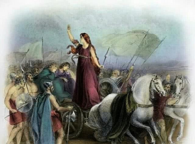 下葬|英国历史上的布狄卡女王,勇敢领导起义,整个王国财富陪她下葬