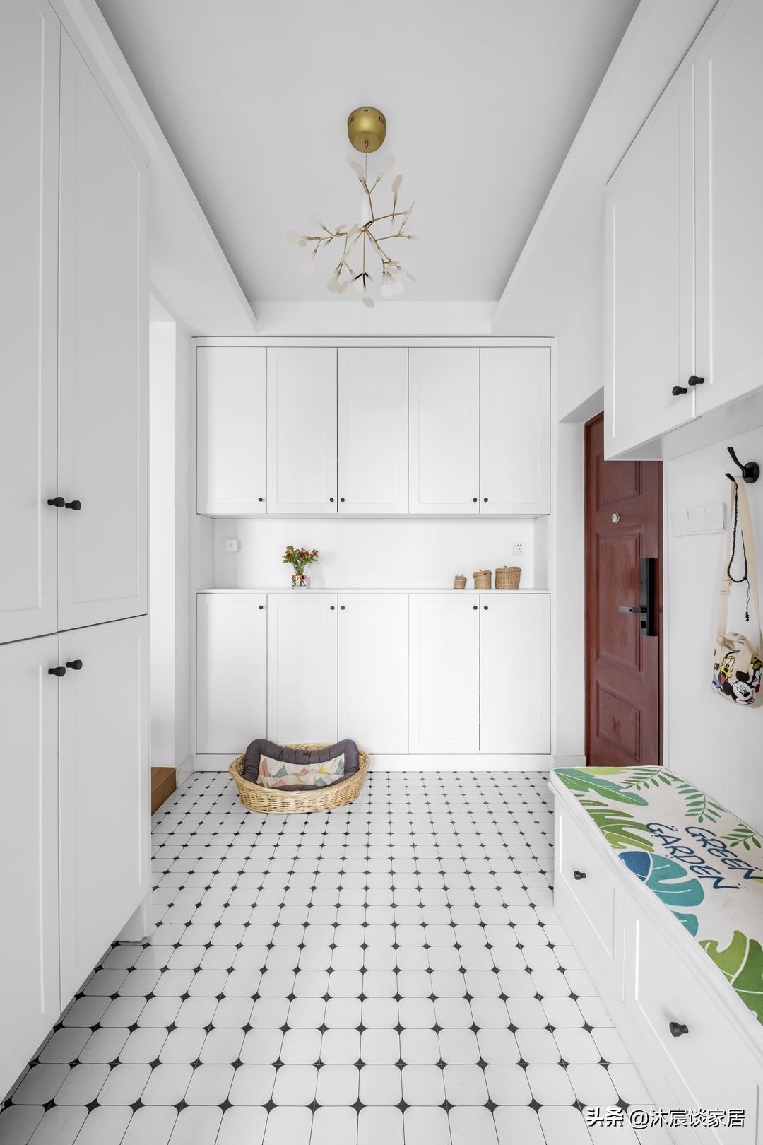 帽间|向往田园生活的夫妻俩,把家装得清爽大方,还有让人快乐的大阳台