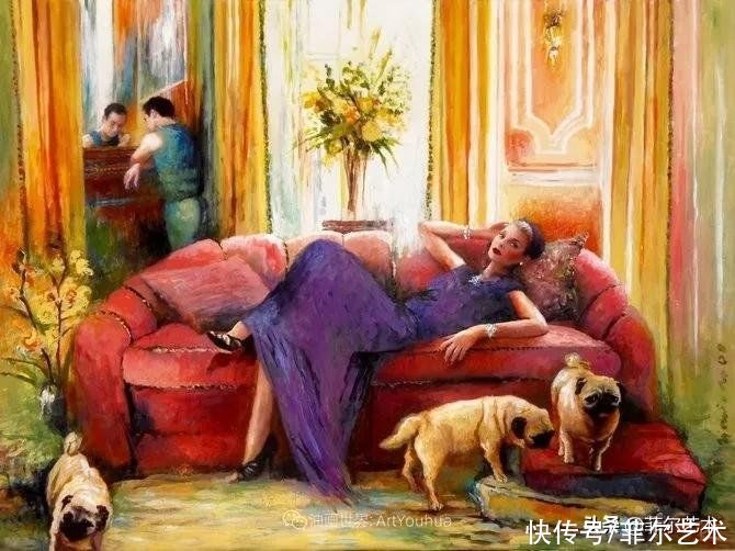 索尼亚|幻想的世界~波兰女画家乔安娜·贾温斯卡油画作品欣赏