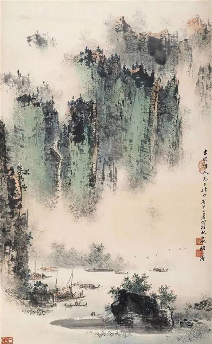  清清|这清清淡淡的山水，太养眼了，让你看一眼就爱上！