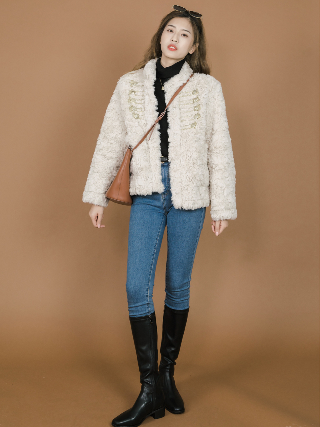 外套|寒冬的最强CP绝对是短外套+裤子,显高显瘦有气质,高级又时髦