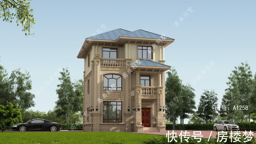 别墅|农村别墅风格应有尽有,你想要的这里都有,最爱的还是简欧风格