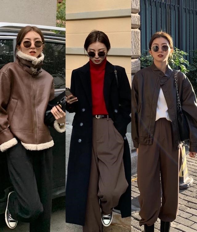 锥形裤 女士冬天有哪些算正装精致又高级的穿搭look,照着穿就对了!