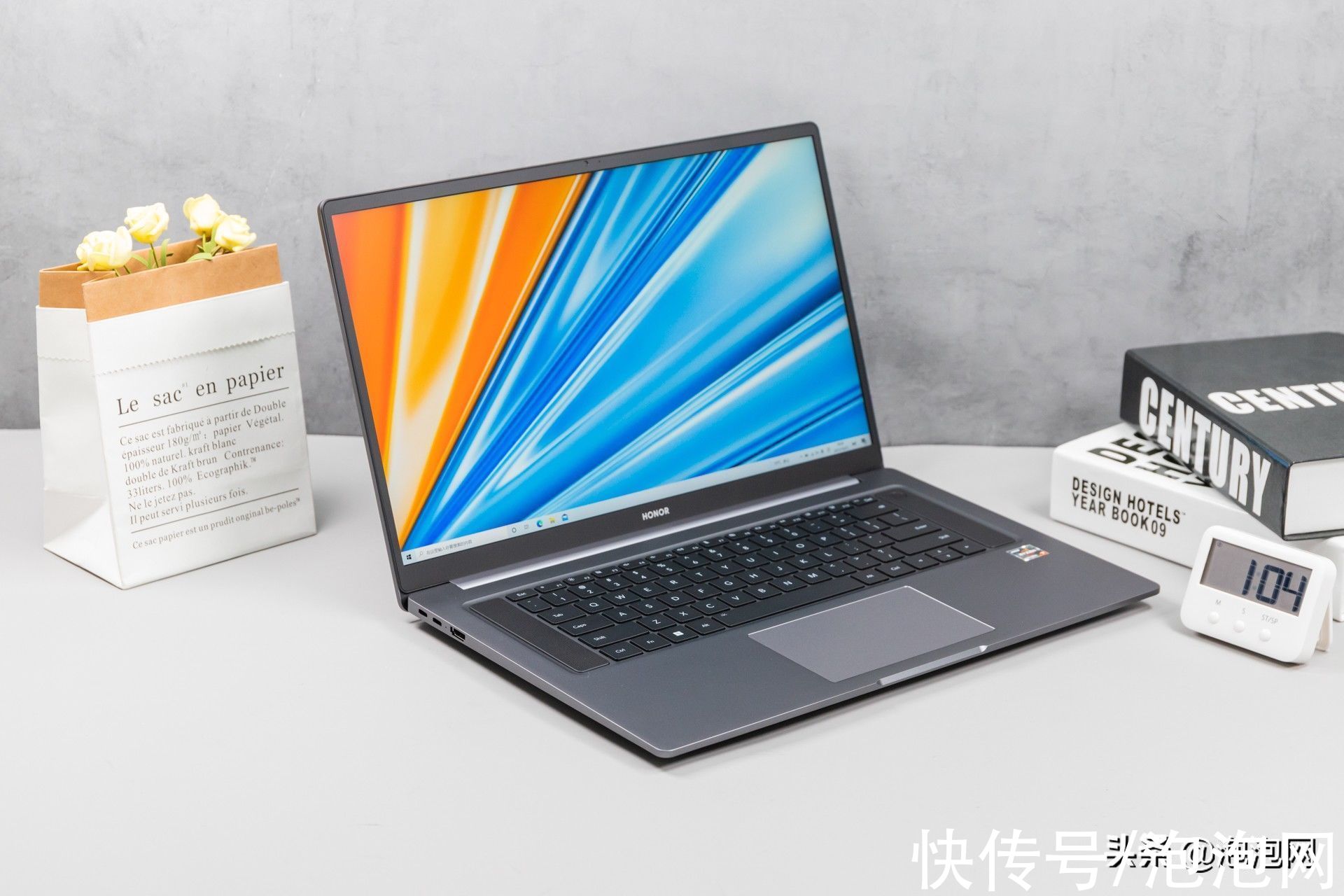 键盘|荣耀MagicBook 16 Pro锐龙版图赏：全面屏高能生产力工具