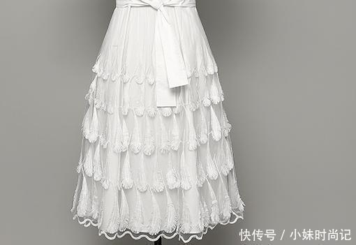 荷叶|洋气时尚的一款美裙,让你轻松穿出高雅贵气