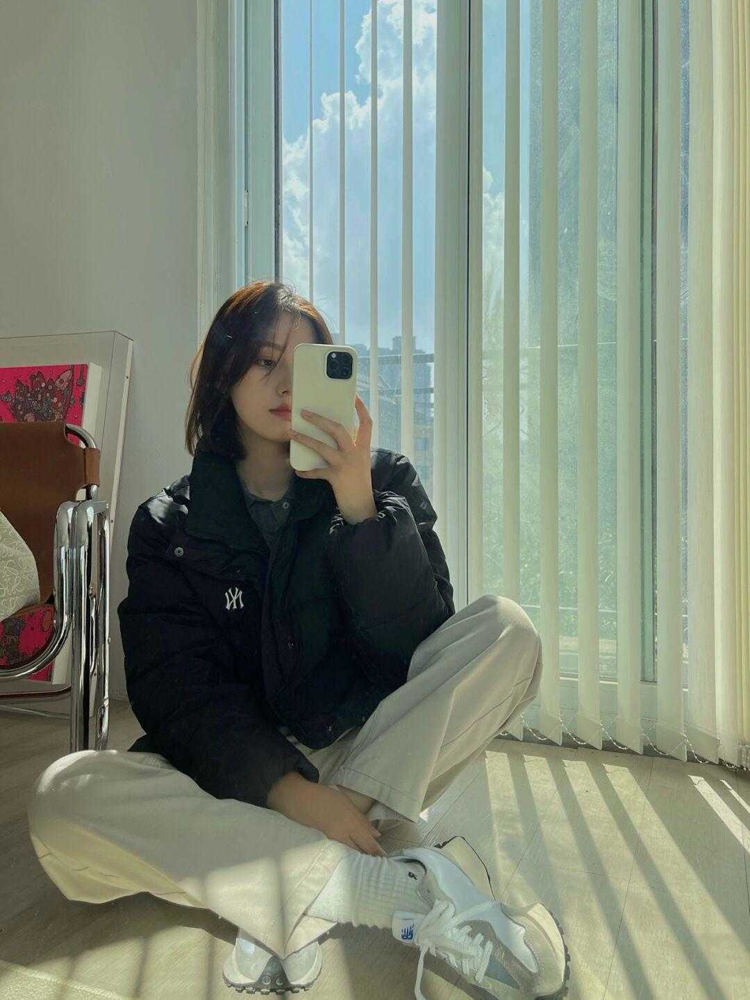 高腰|小个子女生的秋冬穿搭指南,穿上直筒裤高级减龄,显高又显瘦