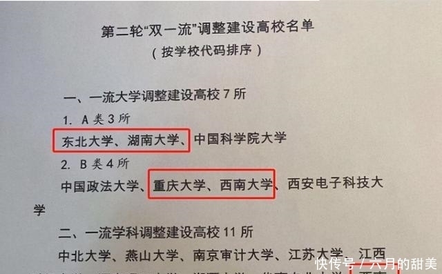 院校|第二轮“双一流”调整名单？3所985出现变动，2所升级1所降级