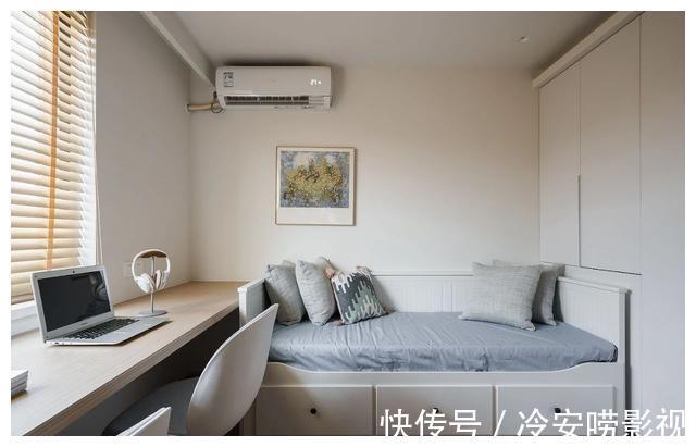 规划|50㎡手枪户型，变身通透两居室，还规划出三个办公区，太实用了！