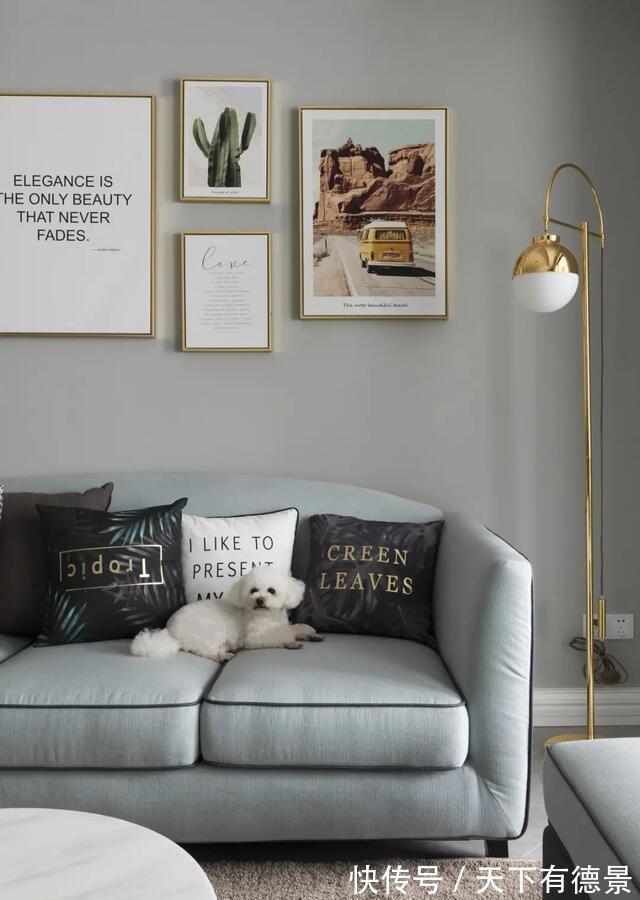 两居室|闺蜜的90㎡北欧两居室,全包14万,卫生间清爽的色调,非常不错