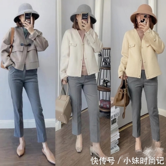 40岁秋冬温柔色穿搭借鉴，知性优雅质感满满，还特别显年轻