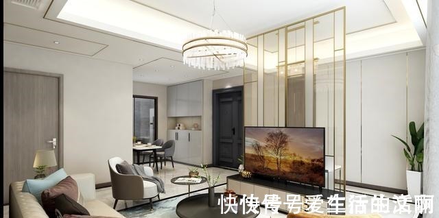 餐厅|中信泰富137㎡现代轻奢风,巧妙分区、时尚与实用并存!