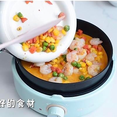 这道快速早餐 | 低脂鲜虾鸡蛋饼，分分钟光盘