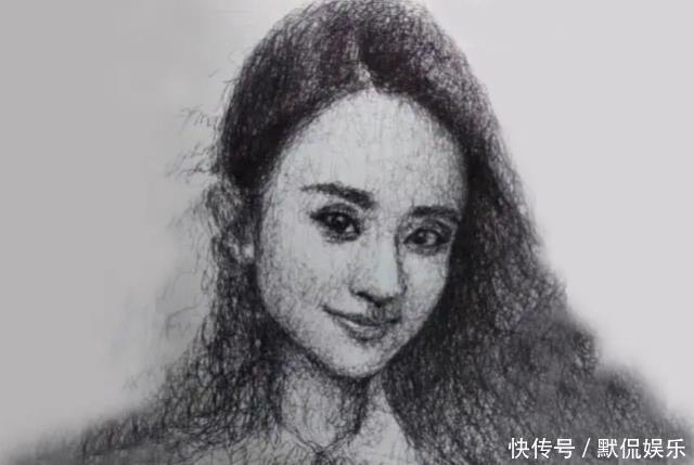 下图|美术生乱涂乱画,看到成品后,网友心动了:原来是个美人