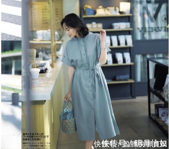 熟龄|日本熟龄女士的夏季“清爽风”穿搭,穿出“无龄感”,简单又时髦