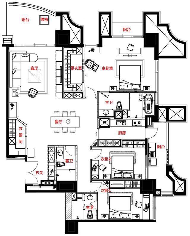 女主人|退休夫妻俩晒出192㎡的家,全屋没有一丝俗气,开启人生后半场