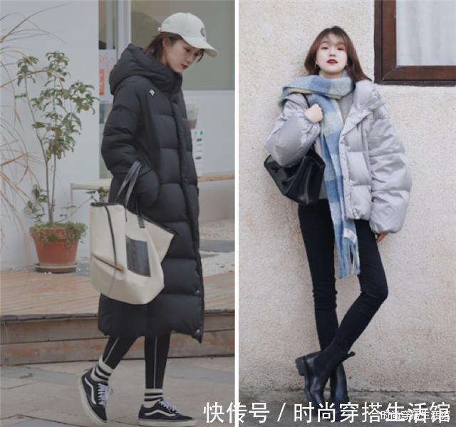 充气感|长款羽绒服穿起来太臃肿?记住这3个搭配细节,轻松穿出时尚感