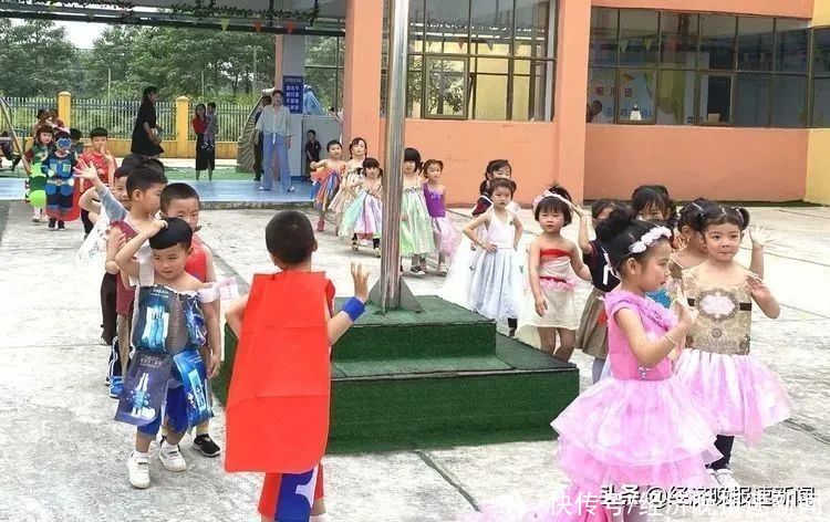 幼儿园|岗上积幼儿园举办六一儿童节活动