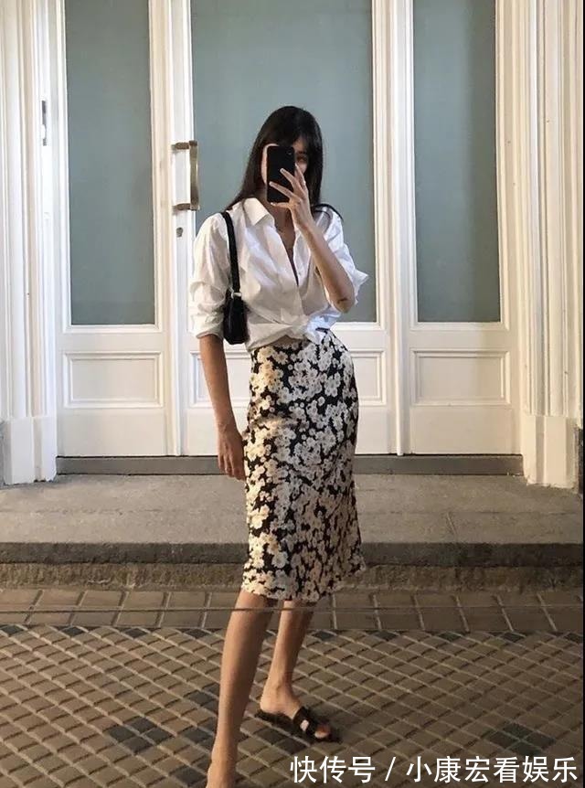 高腰|今夏流行这样穿“背心+半身裙”简单又好看,清凉搭配一夏