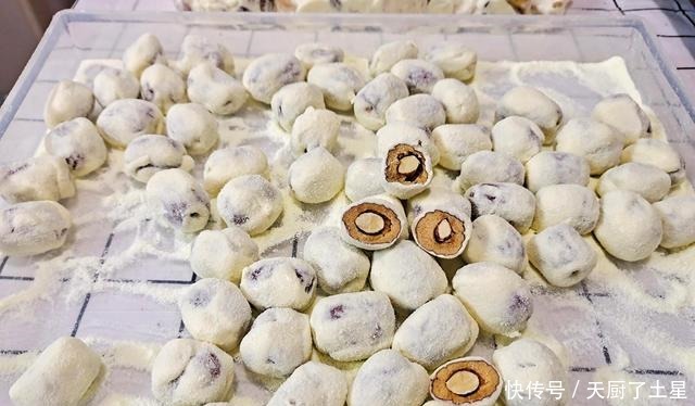 古城妹学做网红奶枣,1次成功,一口一个,好吃到停不下来