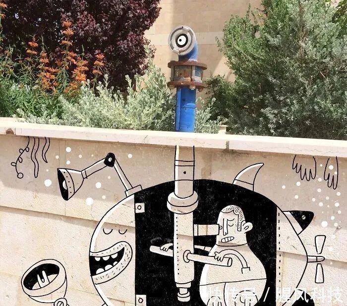 插画#拥有“魔法”的插画家,用几笔涂鸦,将沉闷的照片变得趣味十足