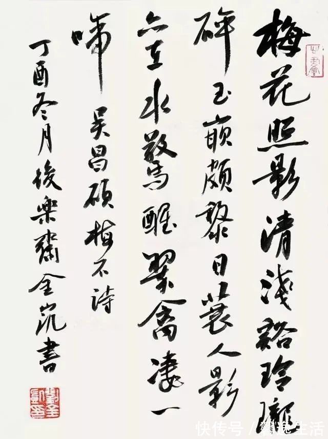 专家|刘金凯行草被喷“笔墨轻浮”,专家这是高书,不识货也正常