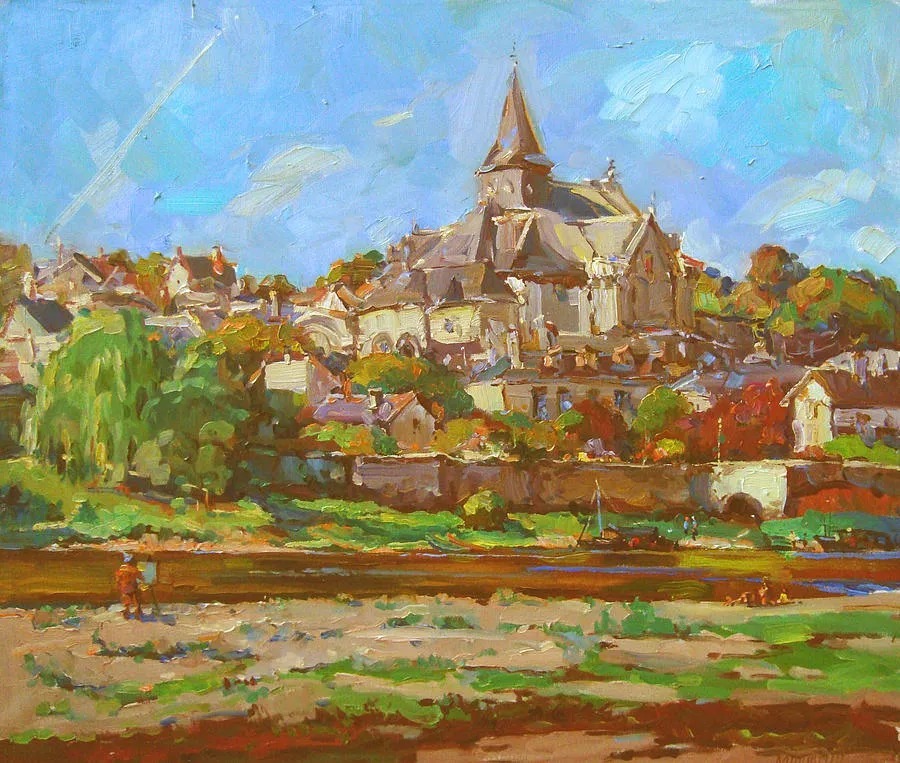 米沙金!俄罗斯画家米沙金的风景油画,美的不要不要的!