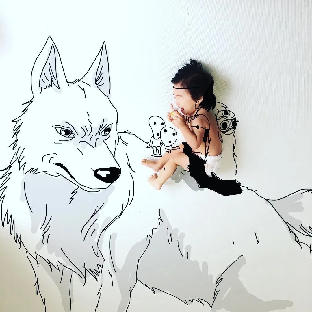 奶爸|逗比奶爸凭实力“黑”娃,把儿子画进动漫世界吸粉百万!