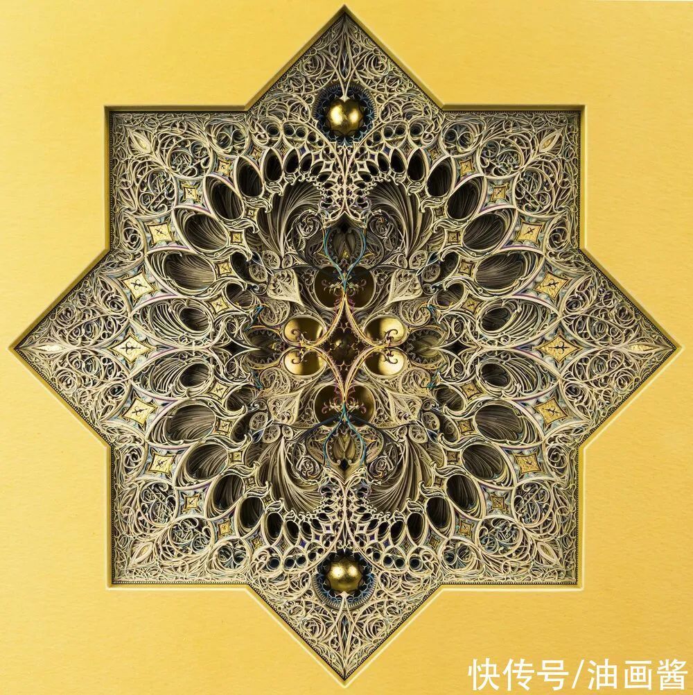 埃里克·斯坦德利&他用时6个月,耗费200张纸,就为制作一个纸雕作品
