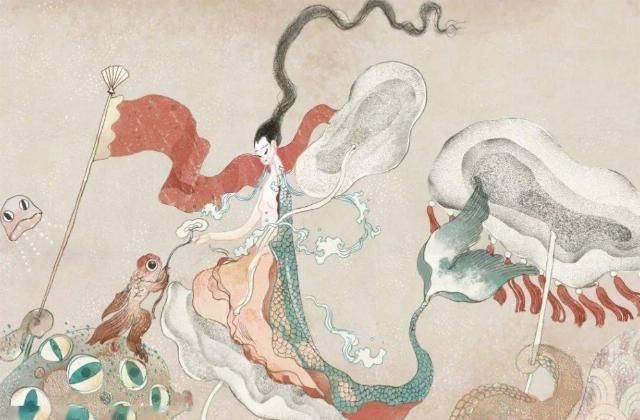 插画师@92年中国最美插画师,闭关一年画洛神,一笑倾城