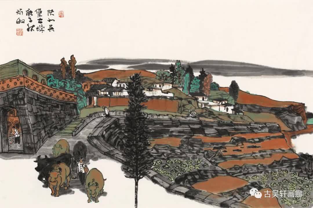 江山任性方多娇——周矩敏写生作品赏析