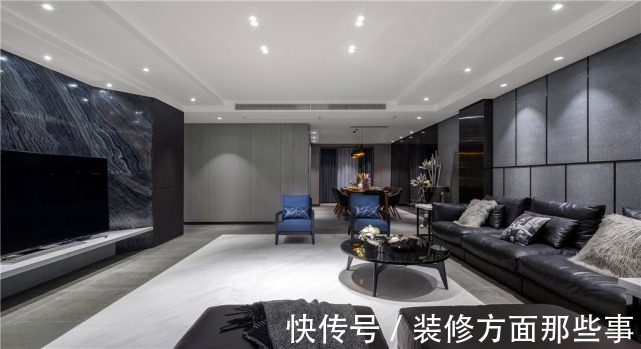 石材|120平现代风三居室,高级灰色调越看越有品