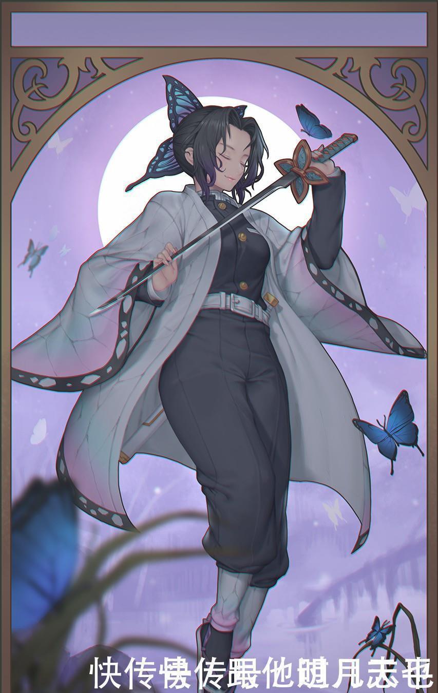 圣诞节|这些《鬼灭之刃》的同人画师，为什么画出的蝴蝶忍都很像本子呢？