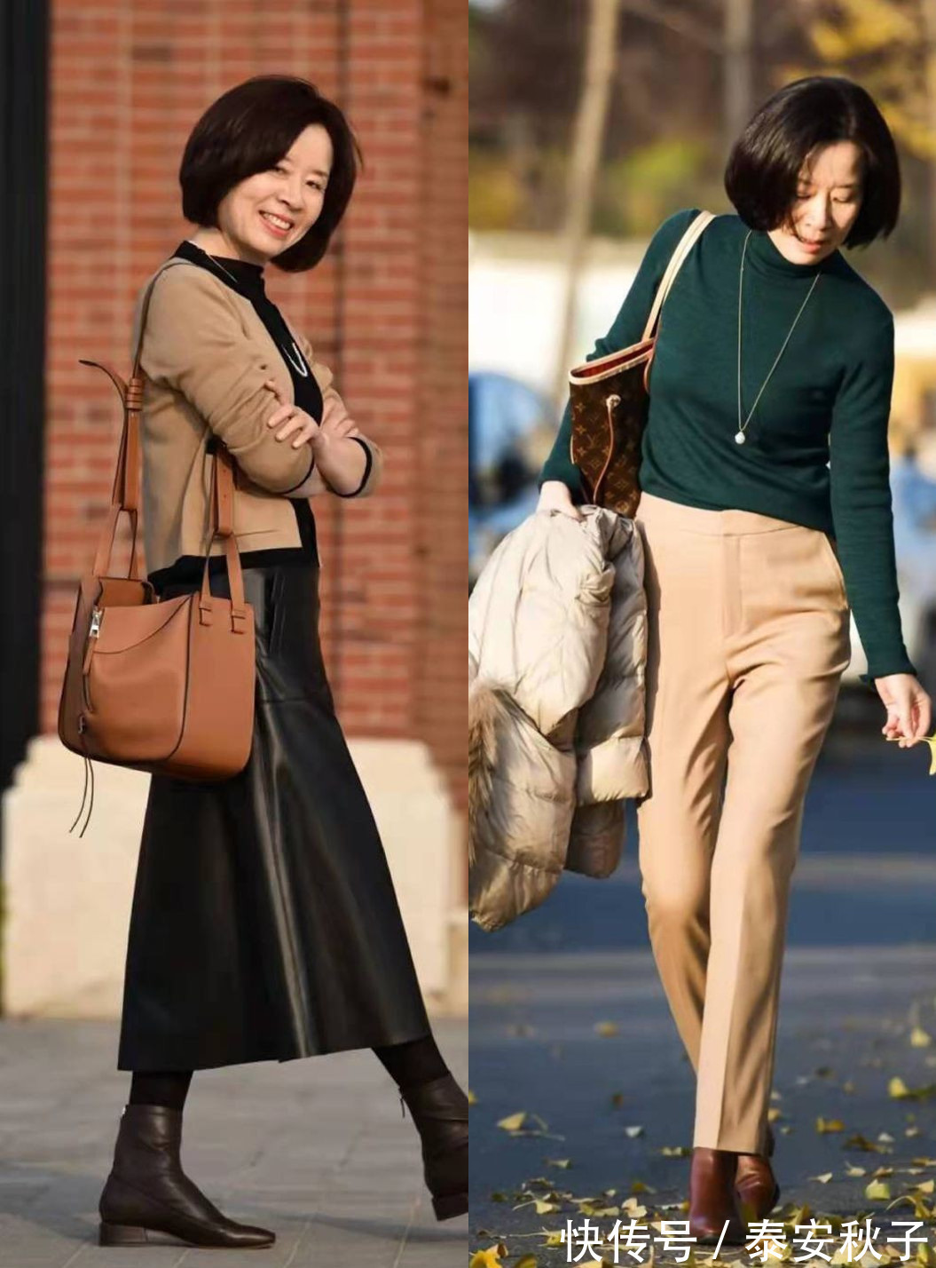 短靴 谁说“奶奶辈”就不能美了?看50岁的她:过年穿搭又美又嫩,好优雅!