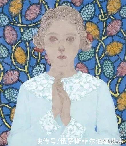 敦煌莫高窟|日本最优秀的青年女岩彩画家,她的作品太美了