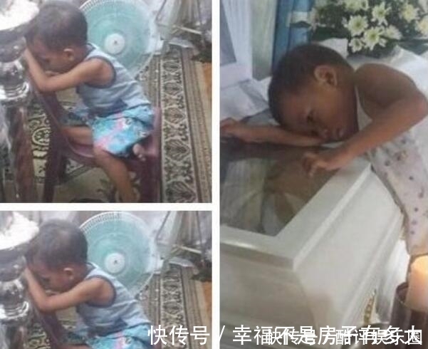 棺材|4岁小男孩趴在妈妈的棺材上,不舍得离去,与妈妈最后合影