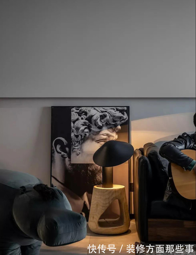 艺术感|100平现代简约风二居室,将艺术的跃动之美赋于空间之上