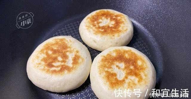 想吃|想吃烧饼不要出去买了，教你在家做，外焦里软，揭开个个都空心
