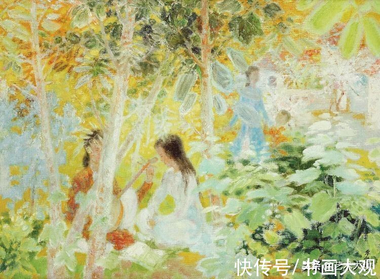 工笔画&越南画家黎谱写意油画和工笔画作品欣赏