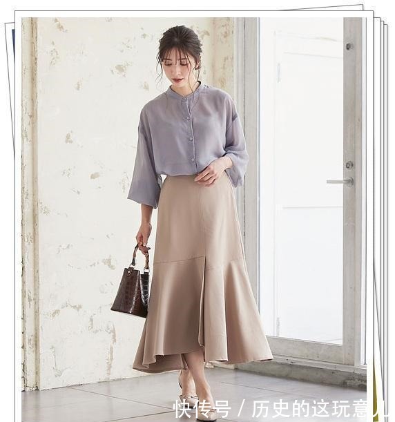 棕色 紫色上衣现在也很时髦，轻松完成秋季的优雅穿搭！