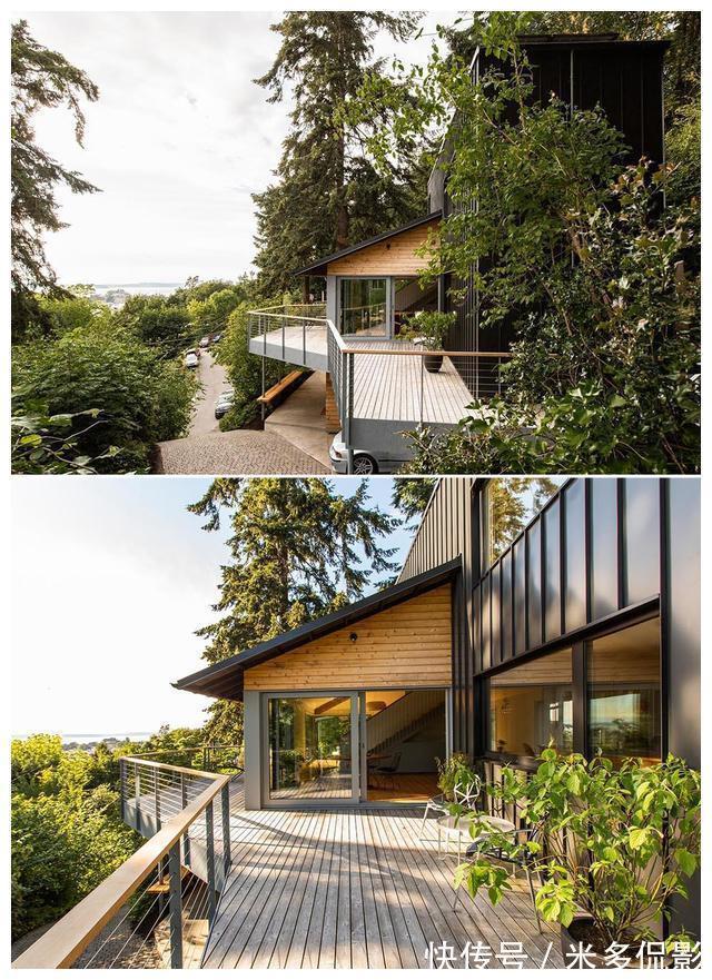 旋转门|深山自建256㎡小别墅,细节设计堪称一绝,进门后我就爱了