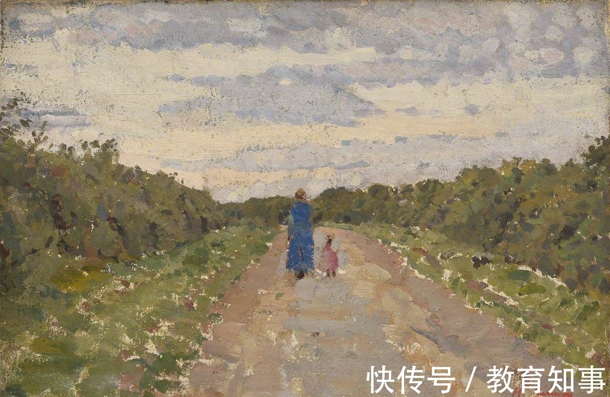 色块|后印象派的油画,造型扎实,色彩大胆的英伦式风景画