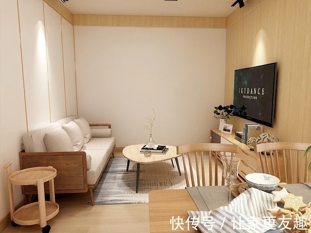友趣|60㎡二居室简约原木日式风