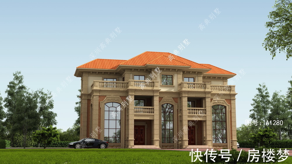 过时|欧式三层别墅,建一栋不过时,村里人都夸奖你!