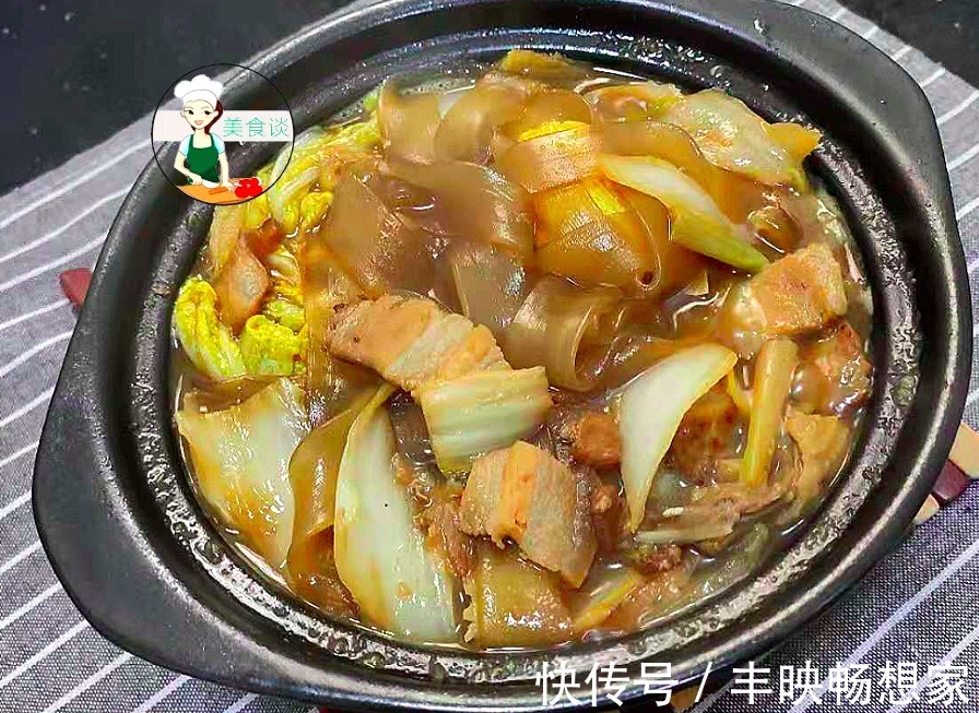 做法|猪肉白菜炖粉条家常做法，一锅炖实在太鲜了，做法简单，营养好吃