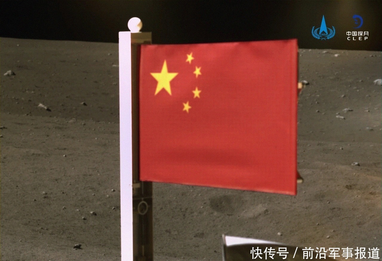 五星红旗月球升起,网友再次质疑美国国旗,嫦娥之父道出登月真相