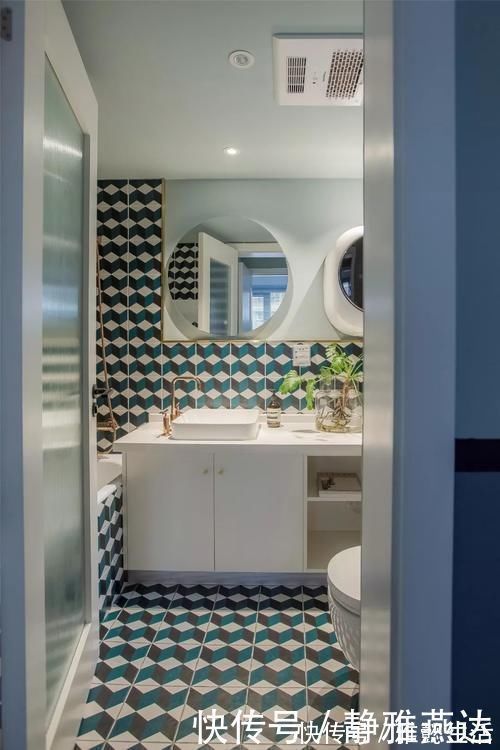 小灵儿|93平米现代三室，独特配色，一房多用省空间，都说有100多平